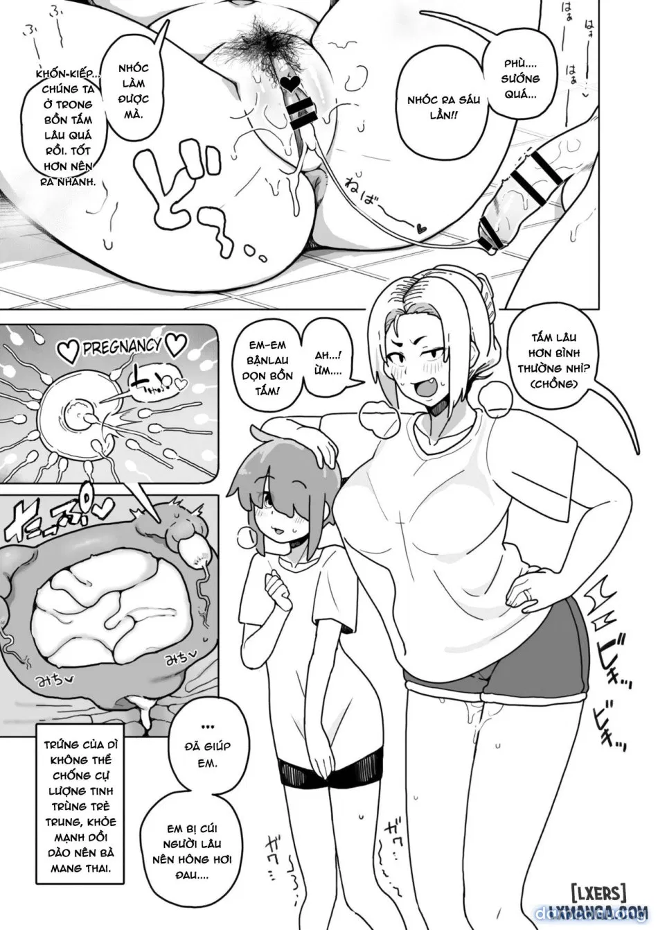 Okaa-san Sedai no Toshiue Mama-san to Nama H Shite Haramasechau Hon 