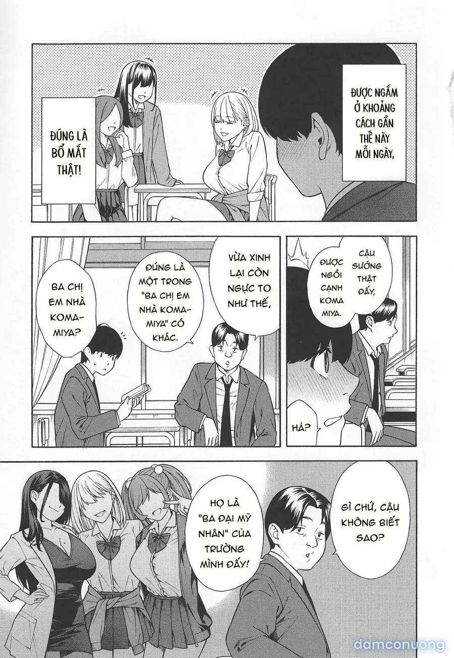 Lập dàn harem với ba chị em gyaru đanh đá 