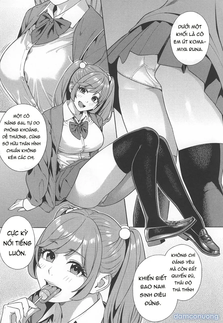 Lập dàn harem với ba chị em gyaru đanh đá 