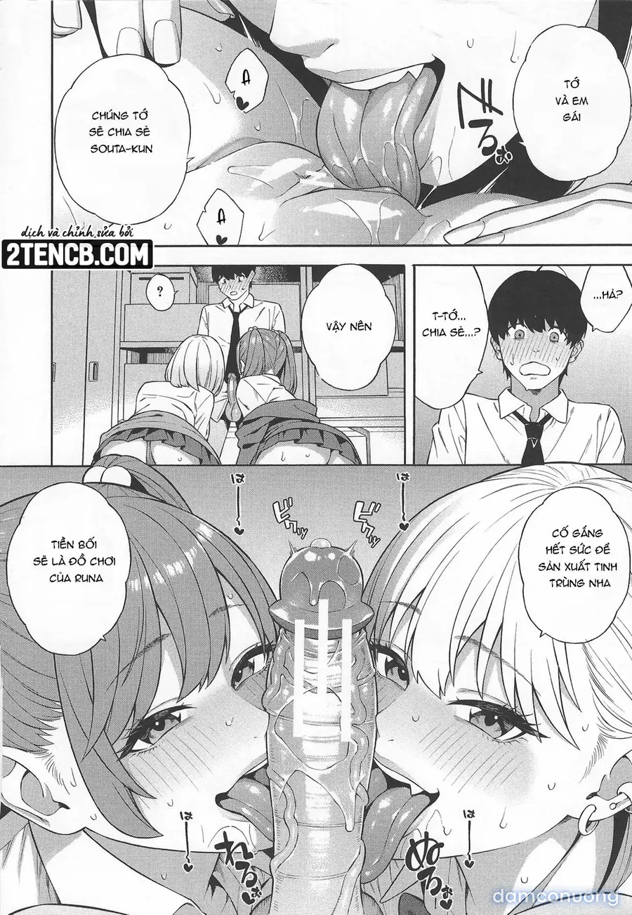 Lập dàn harem với ba chị em gyaru đanh đá 