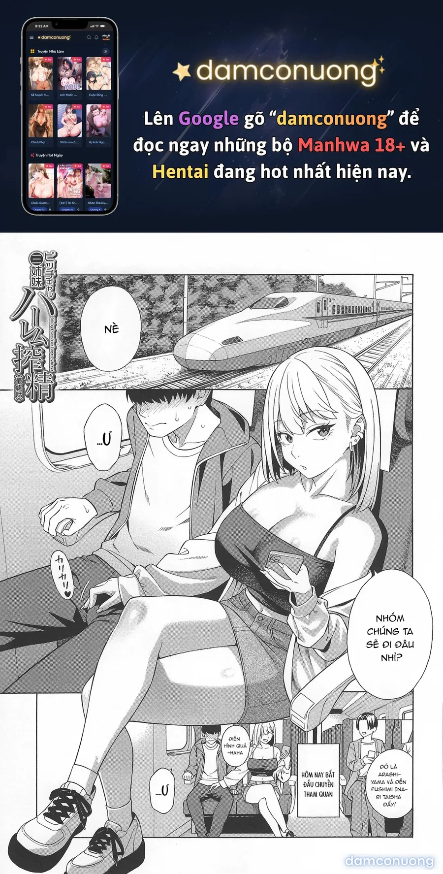 Lập dàn harem với ba chị em gyaru đanh đá 