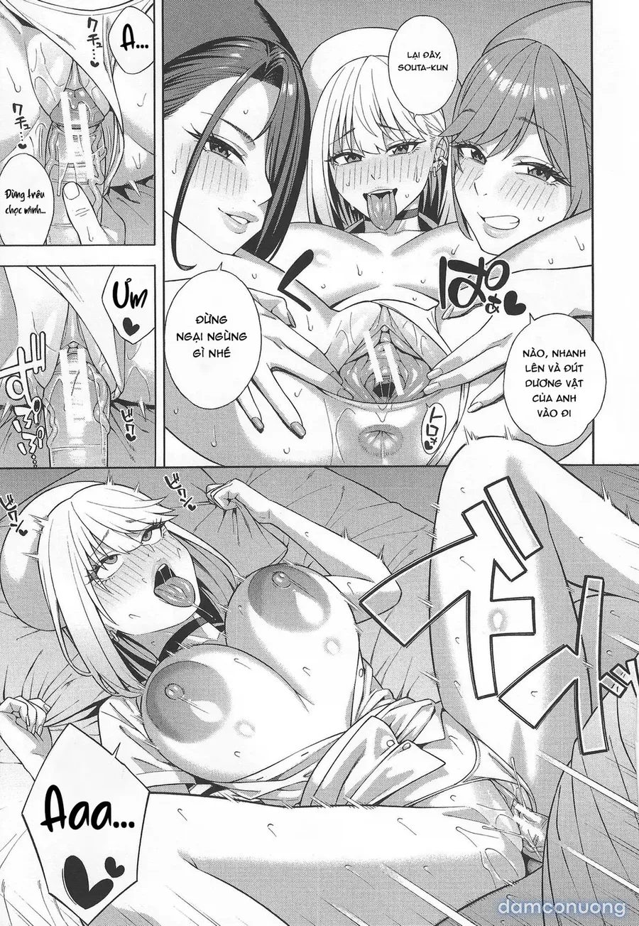 Lập dàn harem với ba chị em gyaru đanh đá 