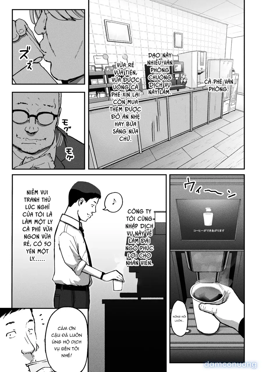 Thư giãn ở quầy cafe công ty 