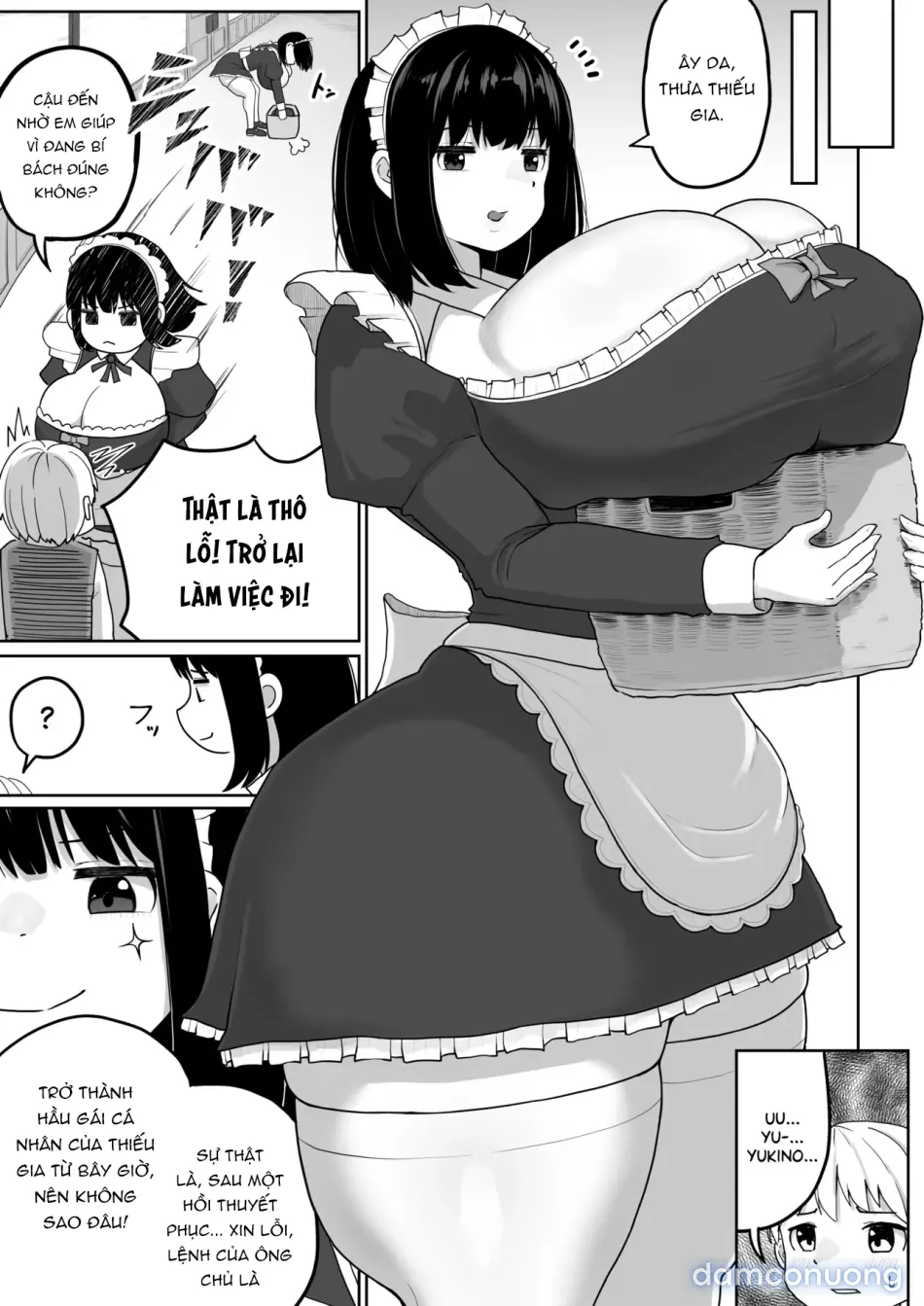 Bakunyuu Deka Maid ni Onabare Shitara Kuwareta 