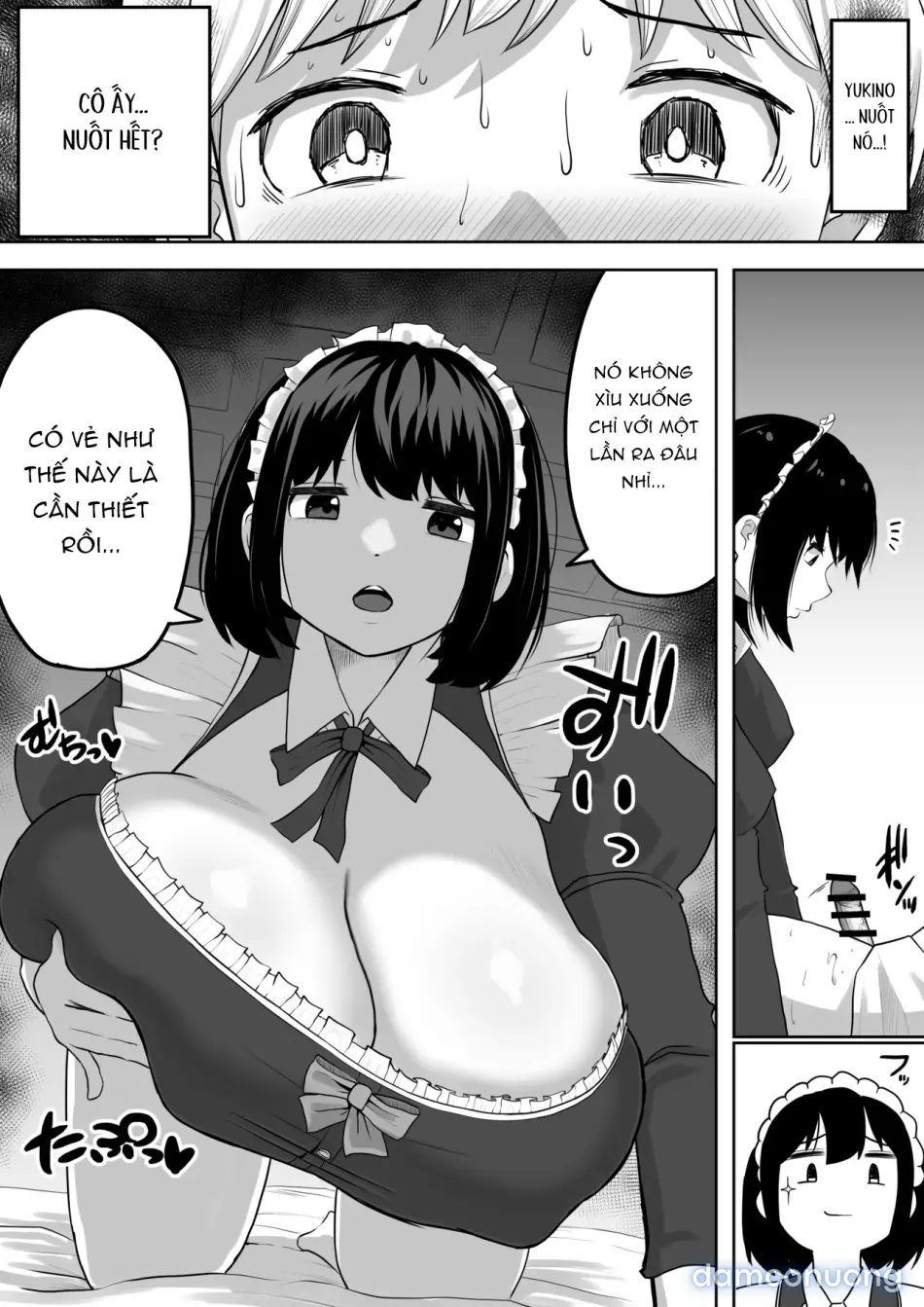 Bakunyuu Deka Maid ni Onabare Shitara Kuwareta 