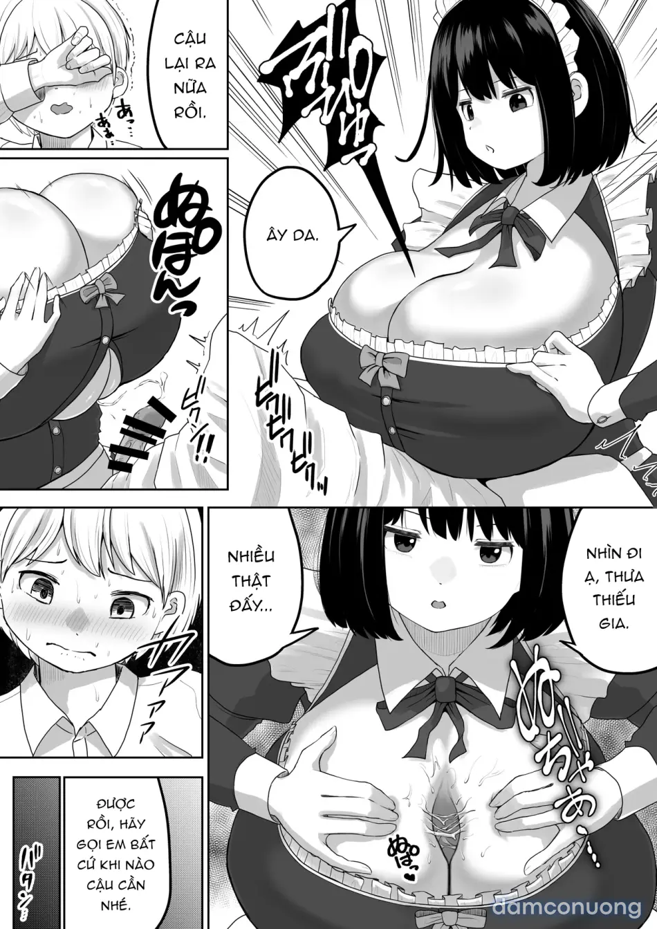 Bakunyuu Deka Maid ni Onabare Shitara Kuwareta 