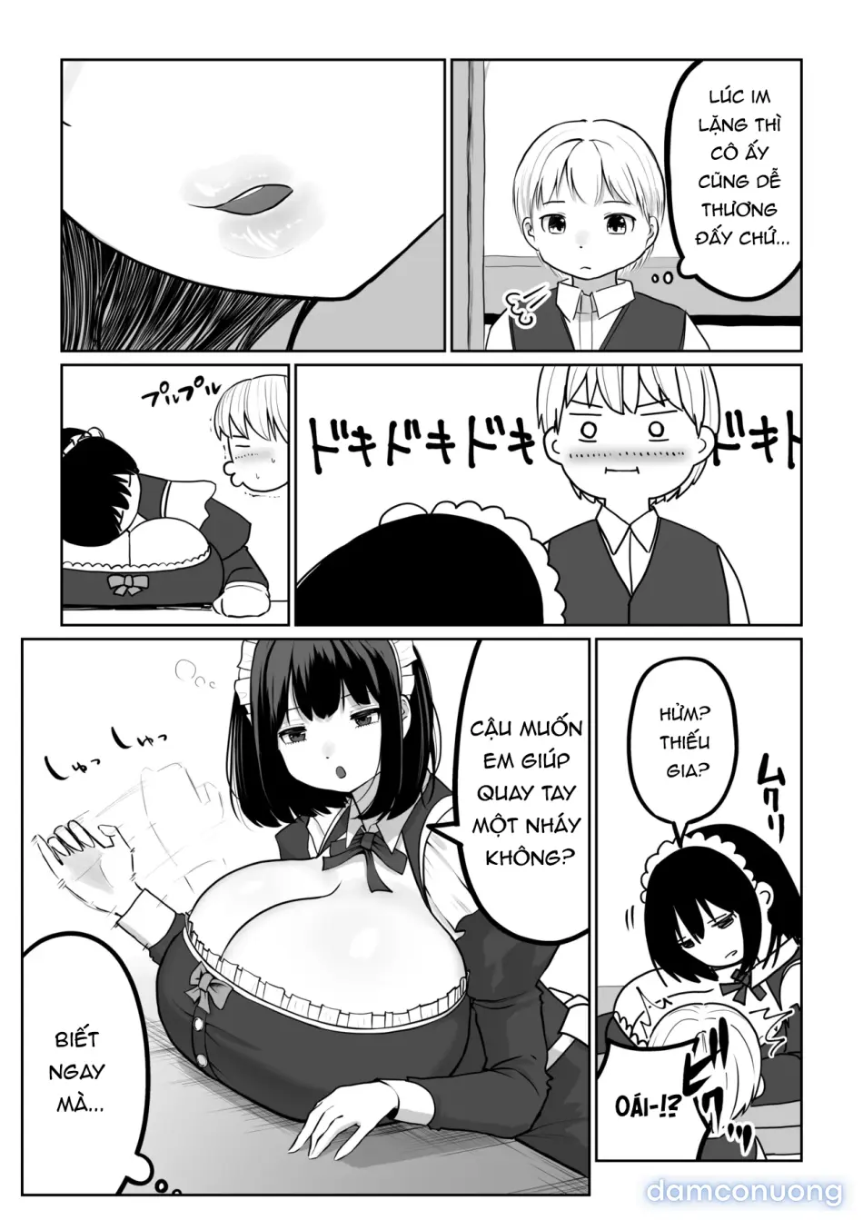 Bakunyuu Deka Maid ni Onabare Shitara Kuwareta 