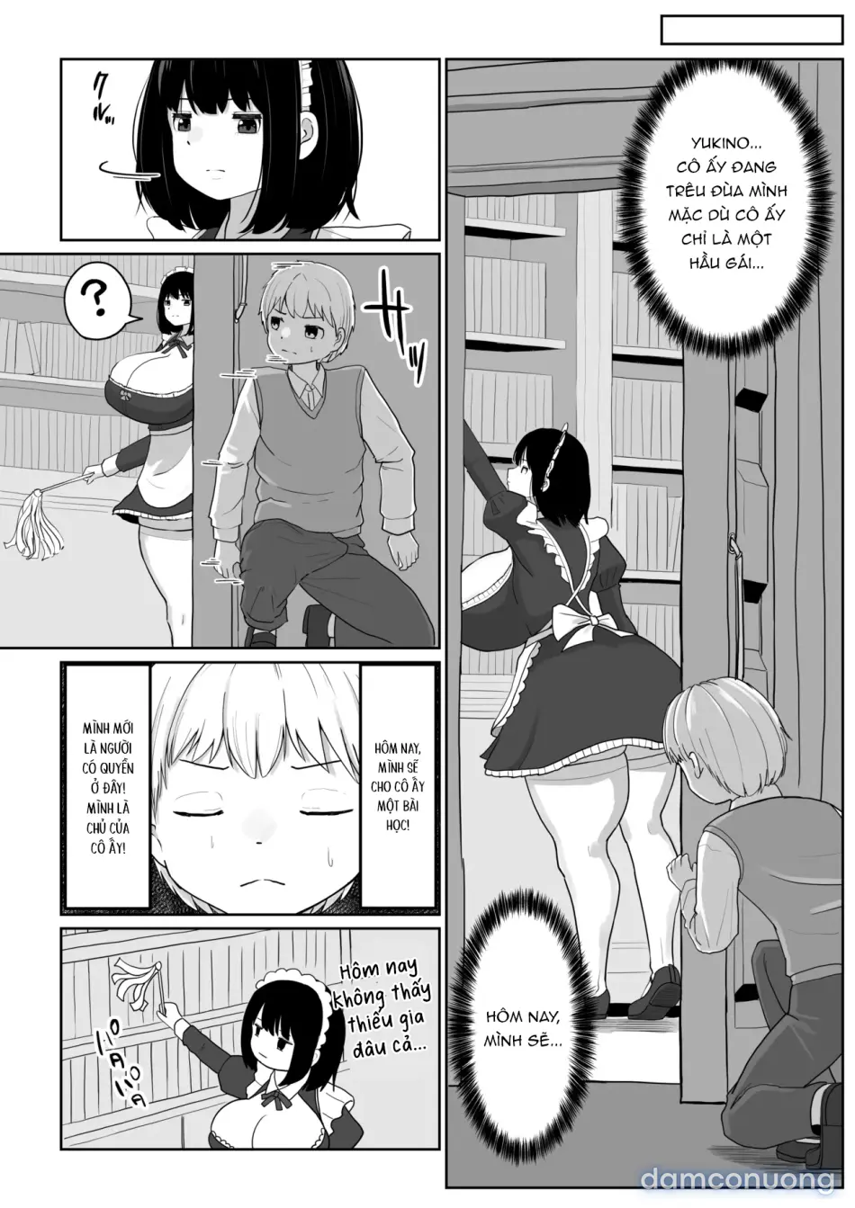 Bakunyuu Deka Maid ni Onabare Shitara Kuwareta 