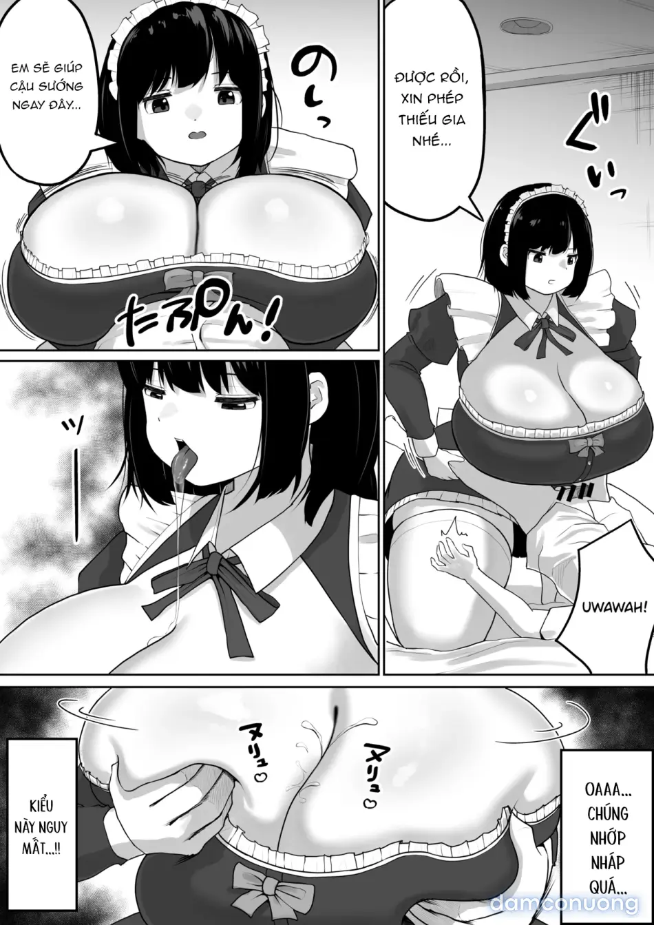 Bakunyuu Deka Maid ni Onabare Shitara Kuwareta 