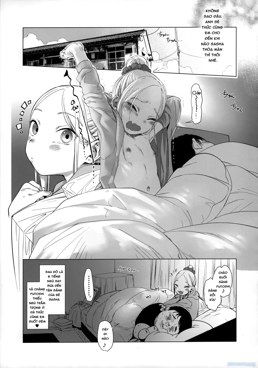 Âu yếm cùng Sasha-chan ngái ngủ 