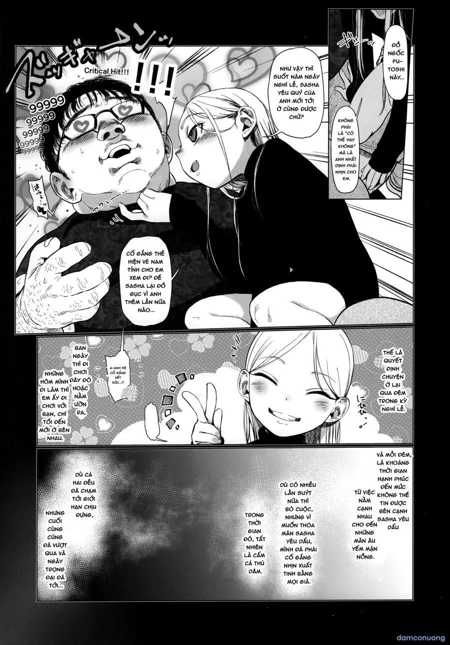 Âu yếm cùng Sasha-chan ngái ngủ 