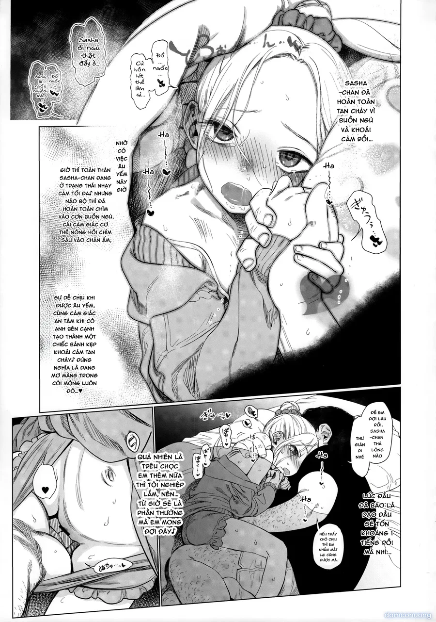 Âu yếm cùng Sasha-chan ngái ngủ 