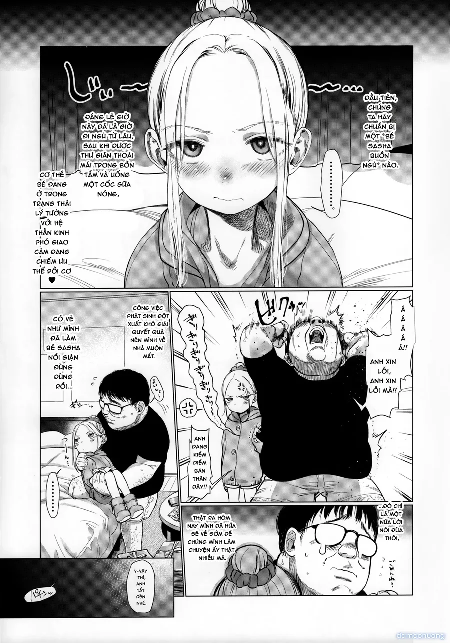Âu yếm cùng Sasha-chan ngái ngủ 