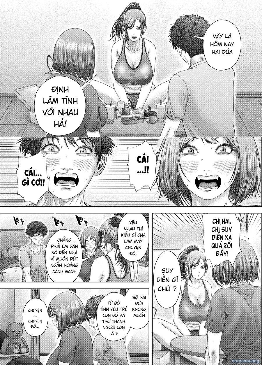 Kyorikan no Aru Ubukko Couple ga, Kanojo no Onee-san ni Sei no Tehodoki o Ukeru Hanashi 