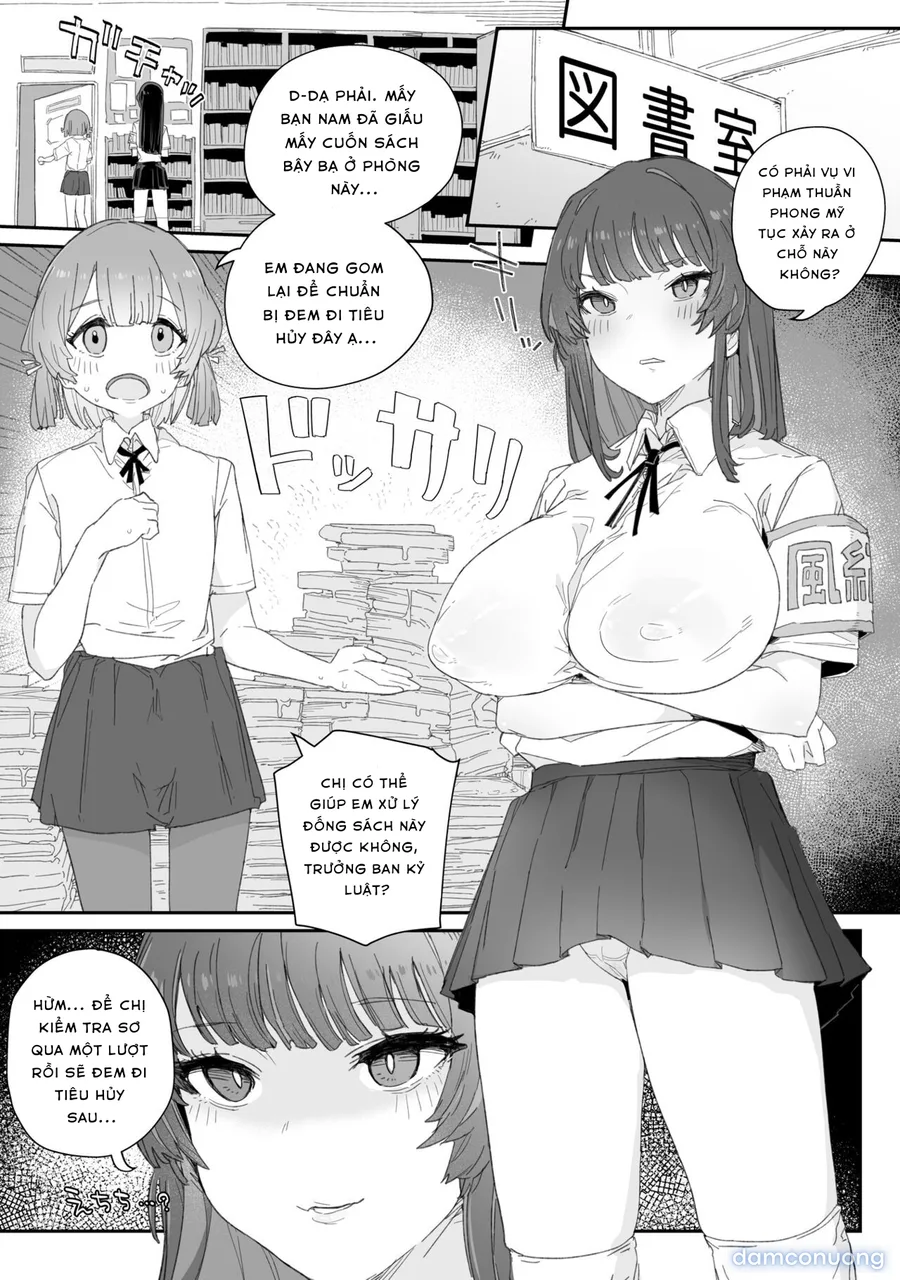 Watashi no Fuuki o Midasun ja Nai!!! ~ Seiyoku Tsuyo Tsuyo Futanari Fuuki Iinchou ga Otokonoko de Midarechatta Sono Wake~ 