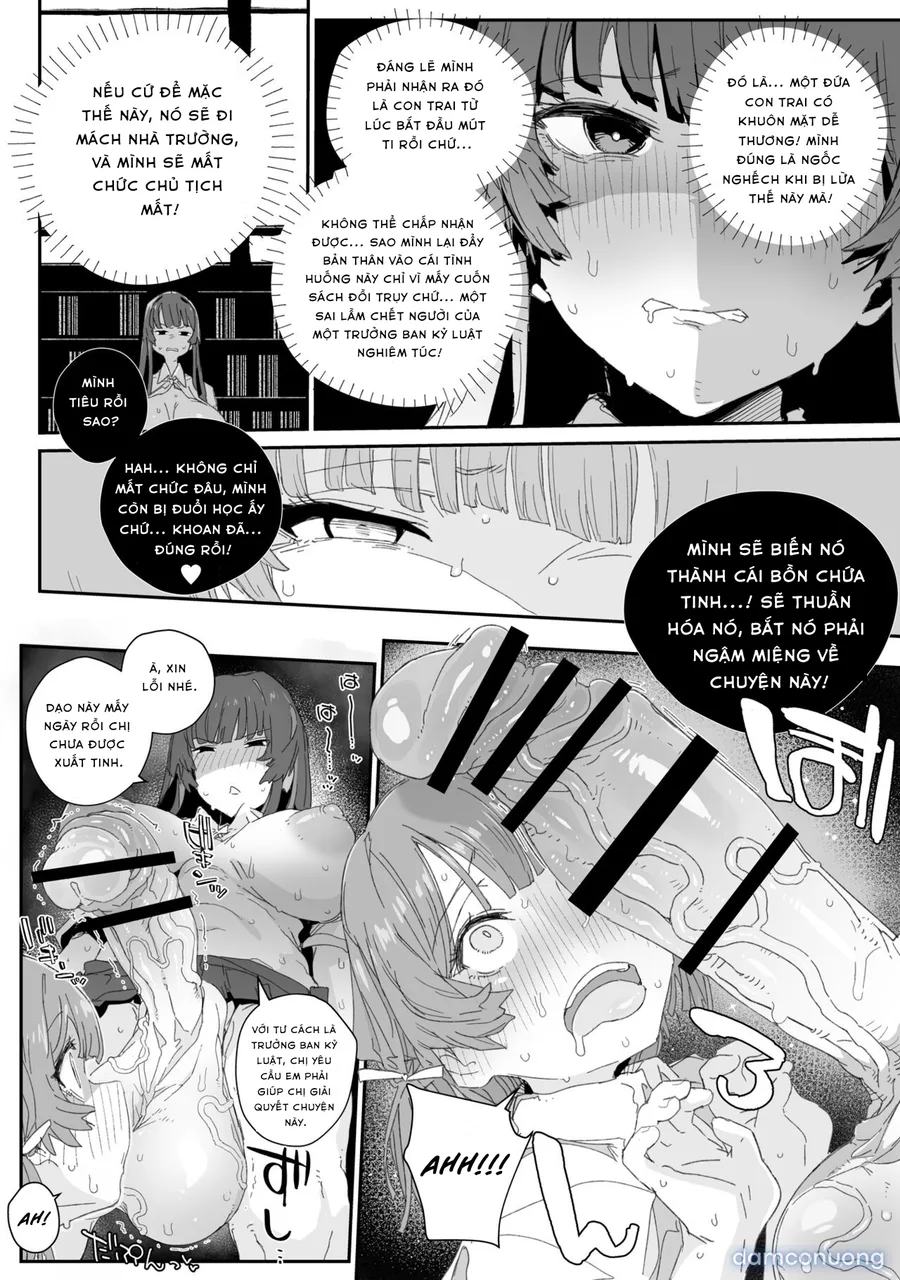 Watashi no Fuuki o Midasun ja Nai!!! ~ Seiyoku Tsuyo Tsuyo Futanari Fuuki Iinchou ga Otokonoko de Midarechatta Sono Wake~ 