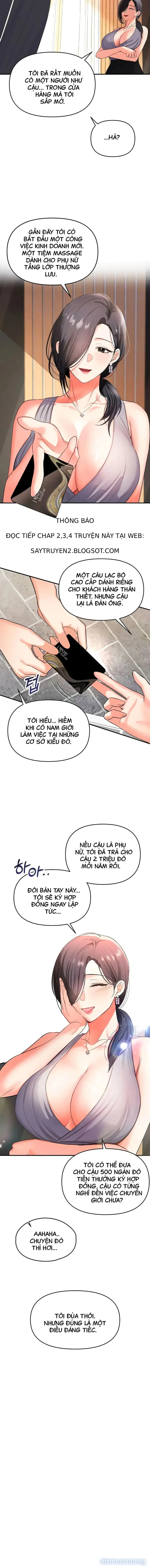 Tôi là người đàn ông duy nhất ở tiệm massage 