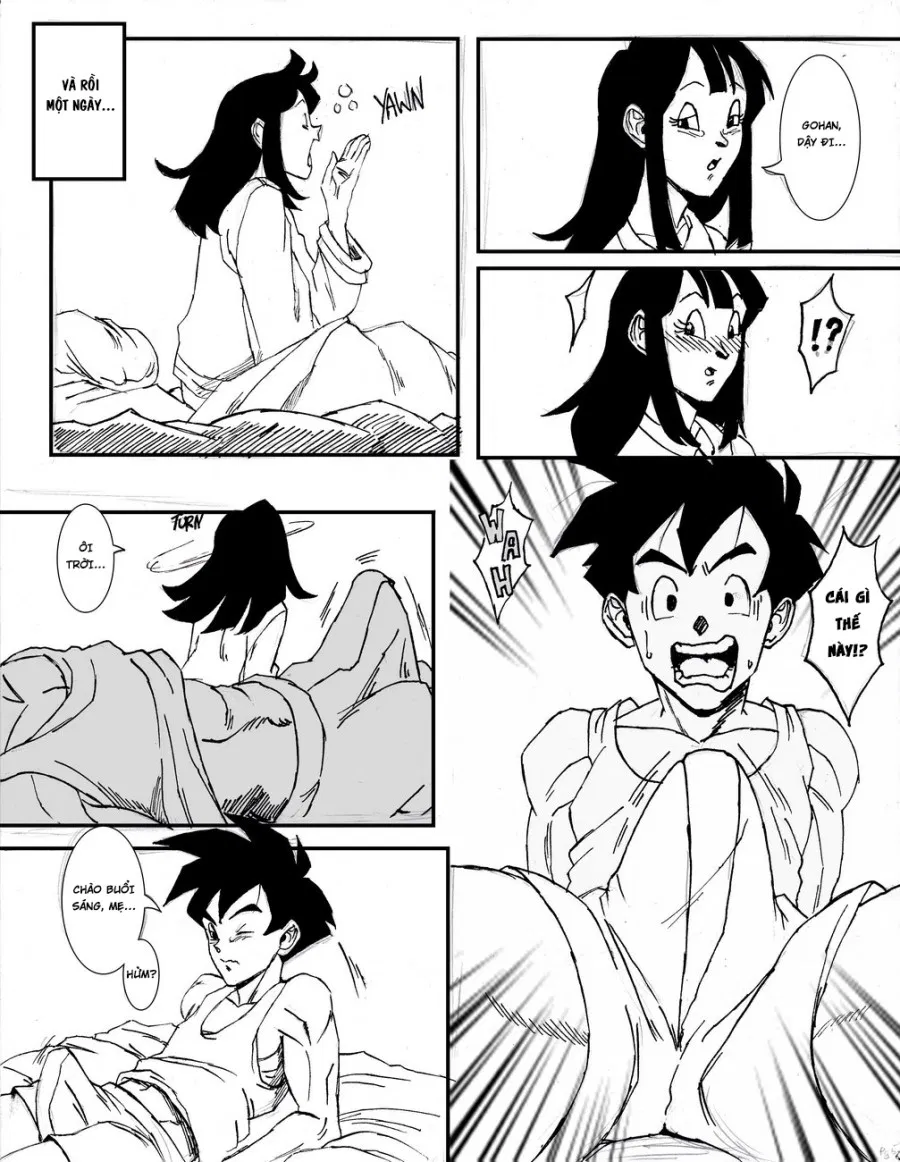 Chichi và Gohan 
