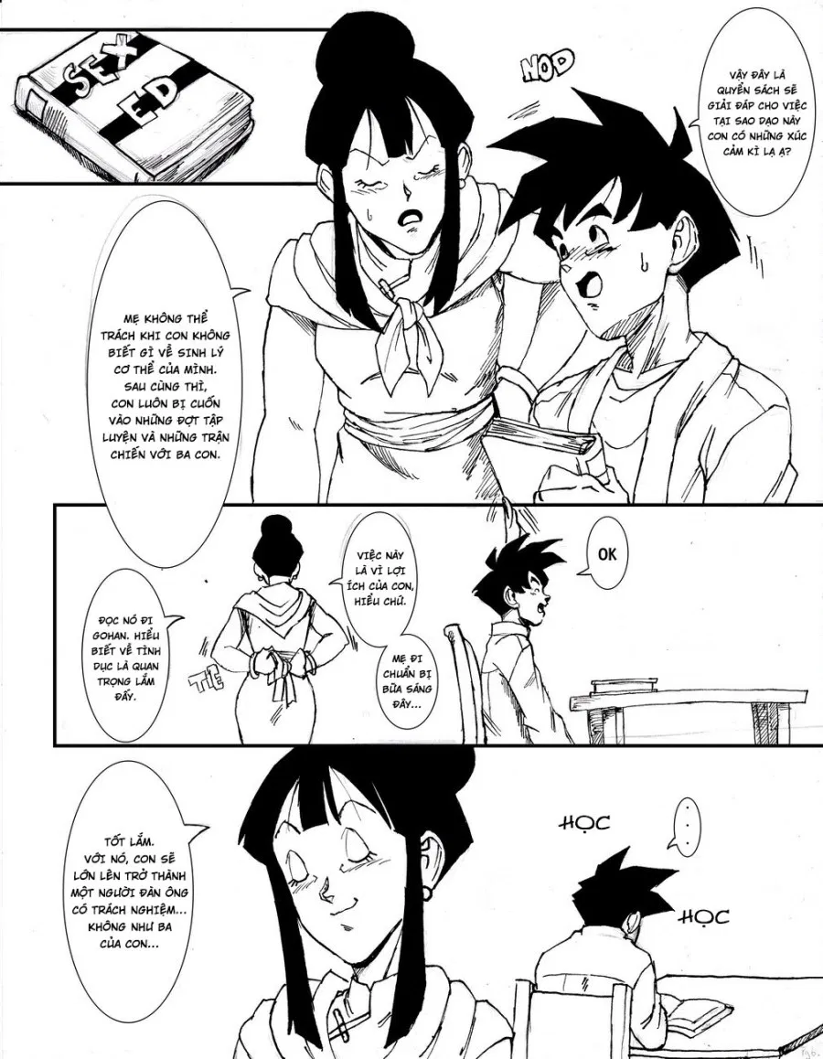 Chichi và Gohan 