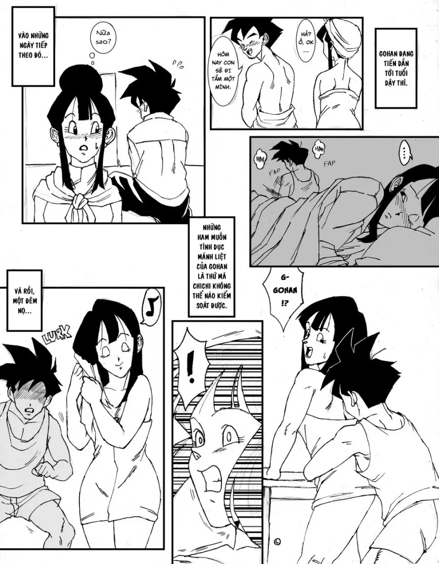 Chichi và Gohan 
