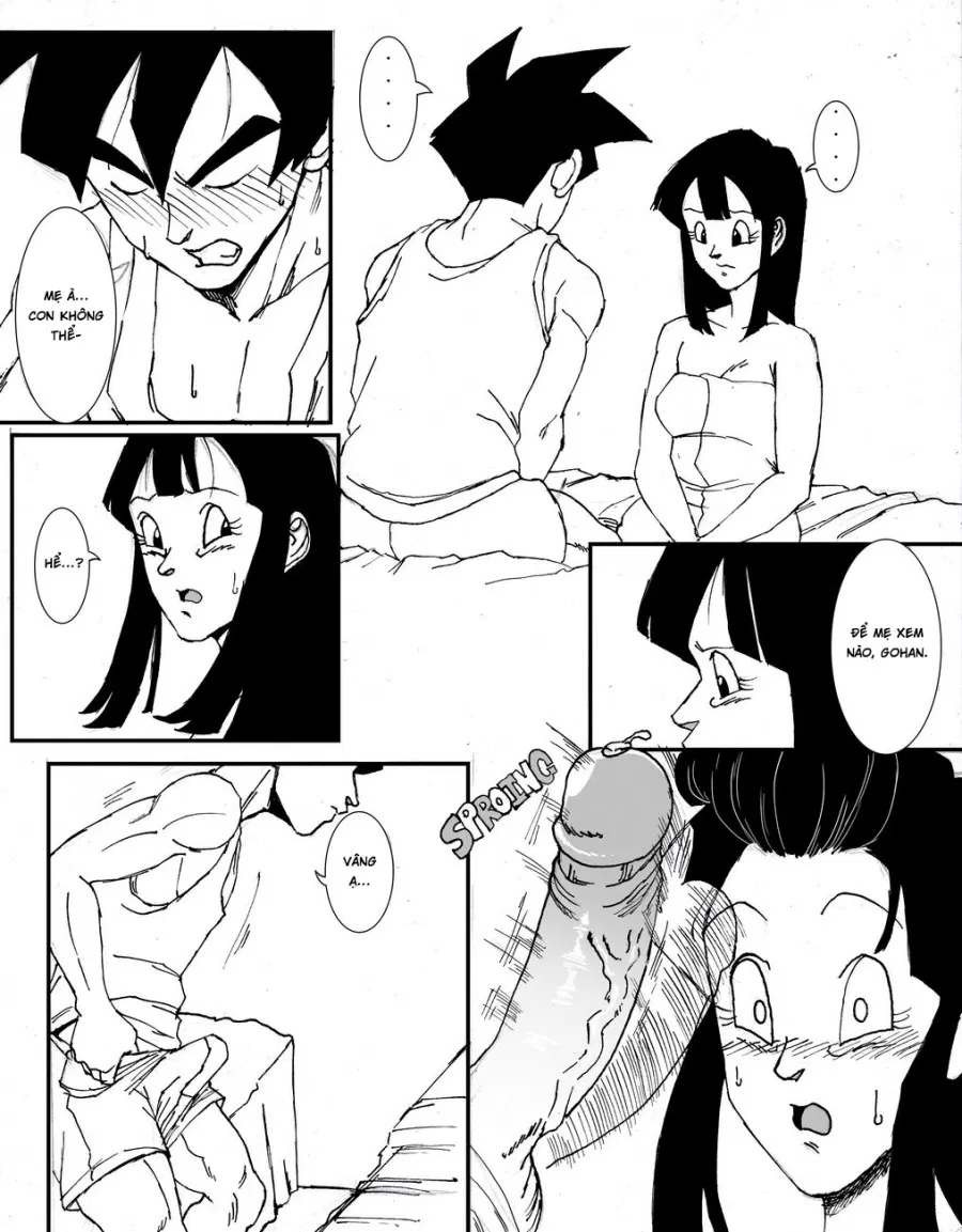 Chichi và Gohan 