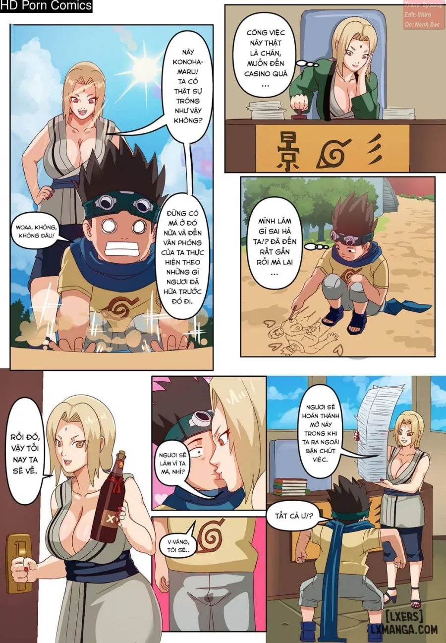 Tsunade & Konohamaru 