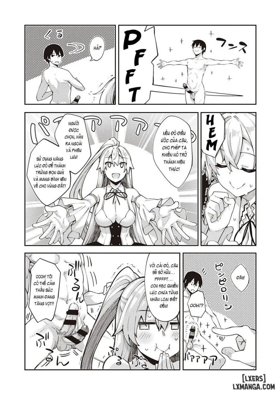 Isekai Kitanode Sukebe Skill de Zenryoku Ouka Siyouto Omou 