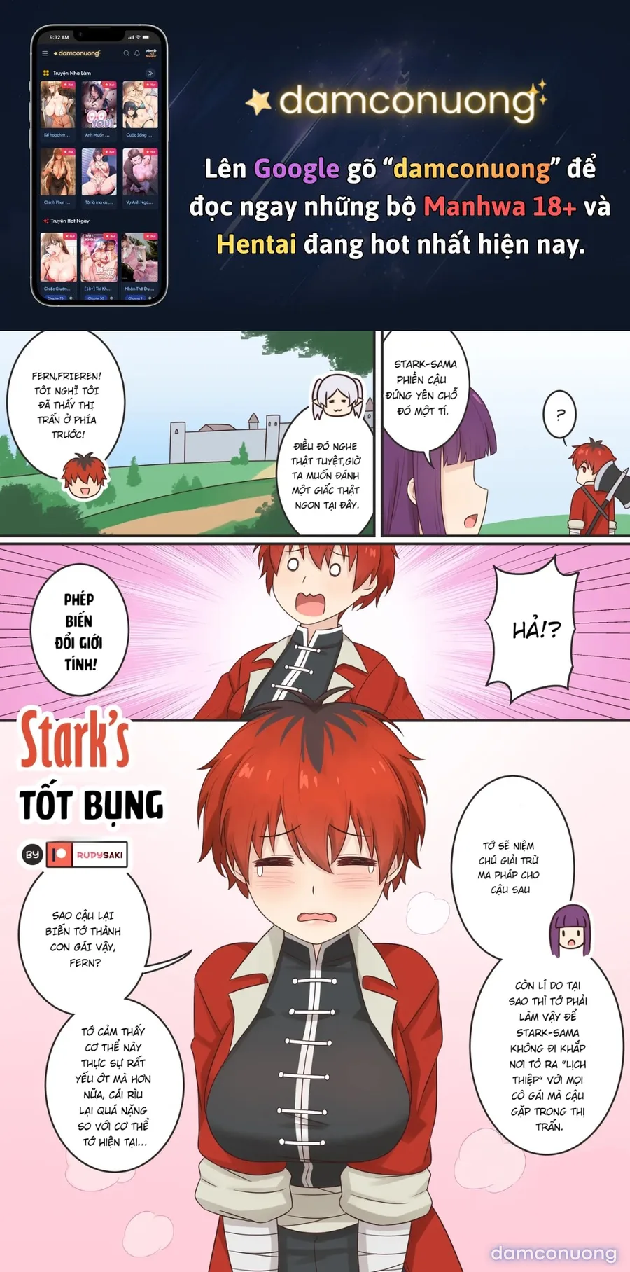 Start bị biến thành con gái mất rồi! 