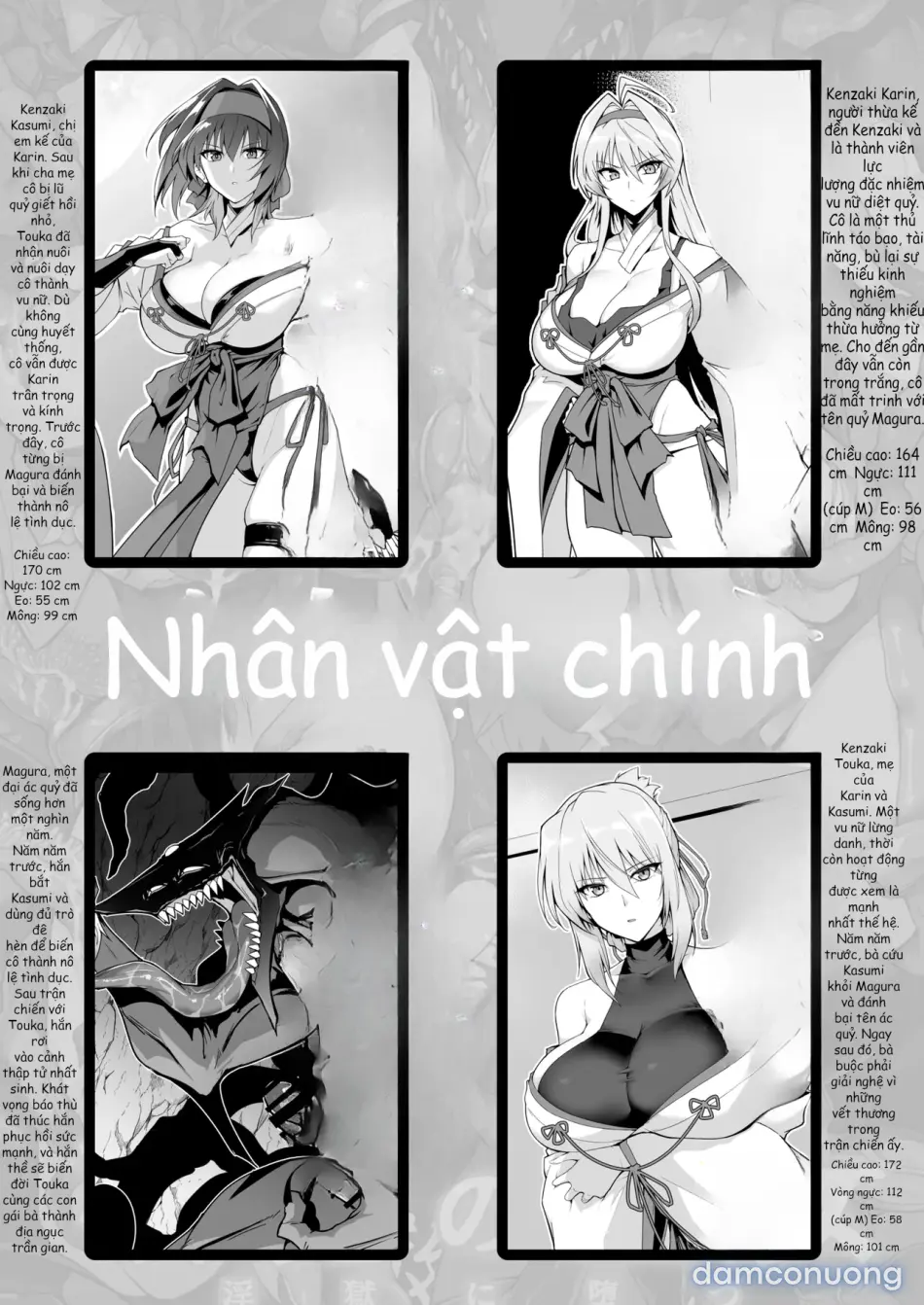 Các thiếu nữ trừ tà bị sa đọa dưới địa ngục dâm dục 