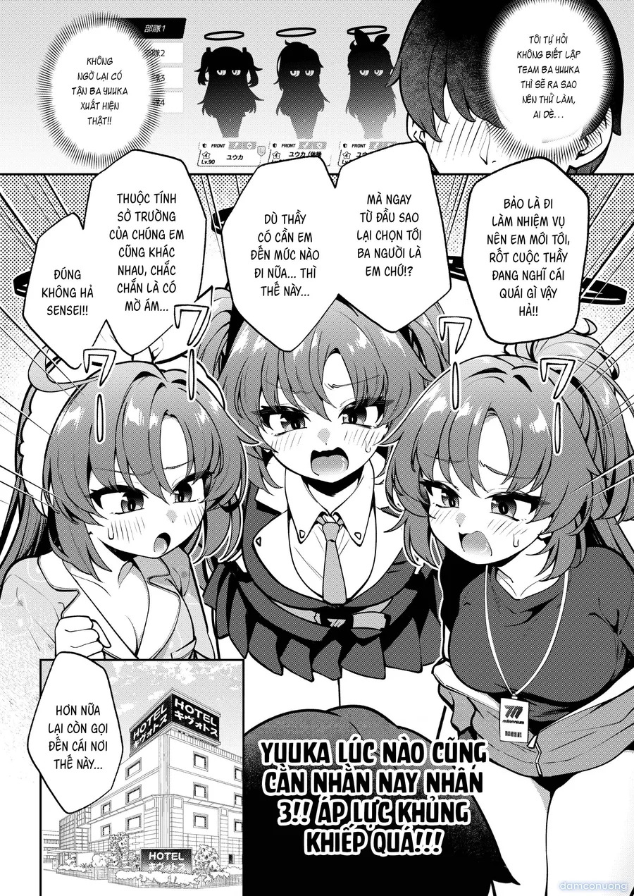 Triple Yuuka- Cuộc tình tập thể ân ái quấn quýt 