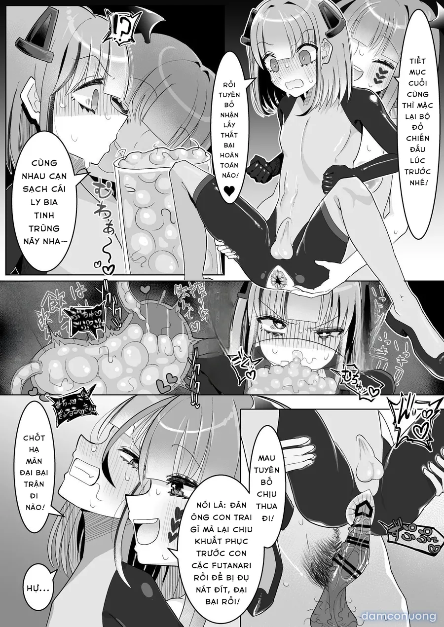 Shotagaki Henshin Hero VS Warui Futanari Onee-san ~Doutei Yori Saki ni Anal Shojo Sotsugyou de Mesu Ochi Haiboku!~ 