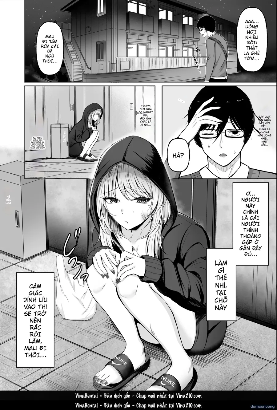 Chuyện tôi giúp một cô gyaru tóc vàng thì được cô ấy cho địt để cảm ơn 