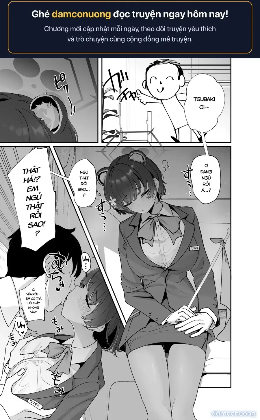[Uenosuke] Cùng Tsubaki Làm Truyện "Đó" Trong Lúc Ngủ (Blue Archive) 