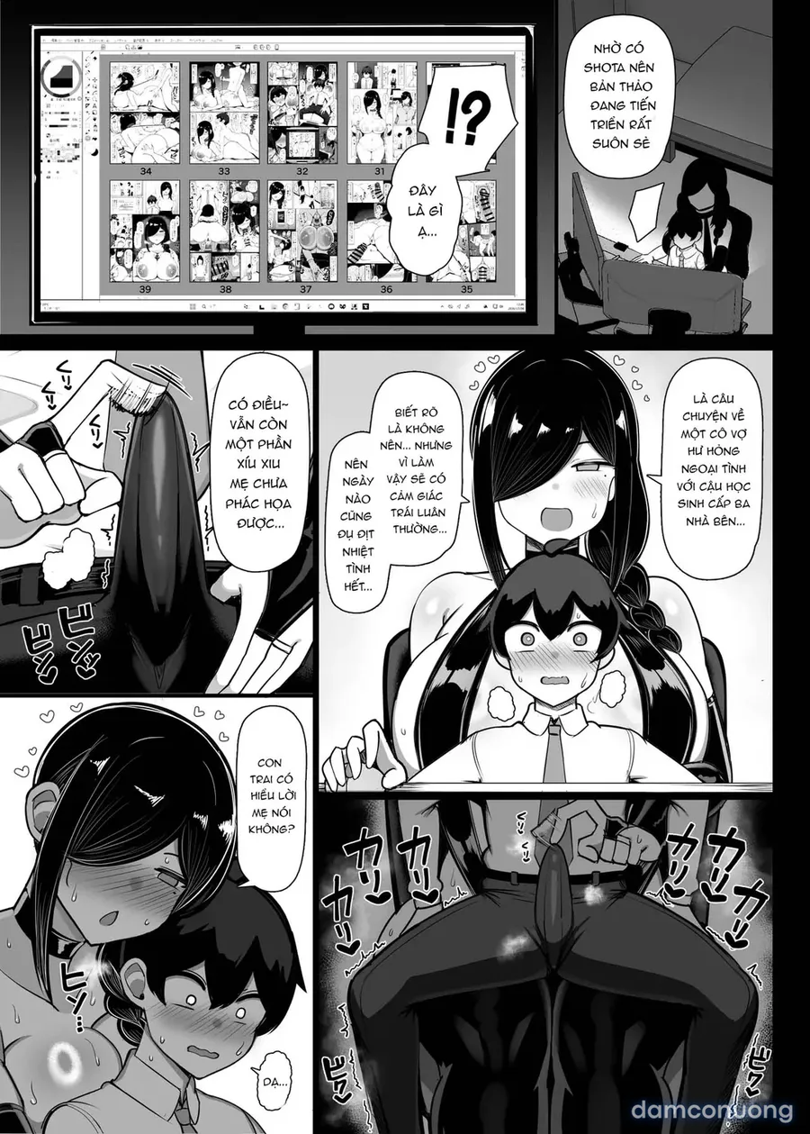Bà mẹ hàng xóm là tác giả truyện doujin 