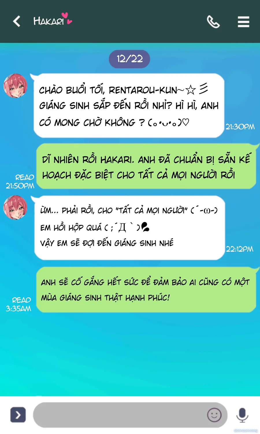 Món quà giáng sinh của Hakari 